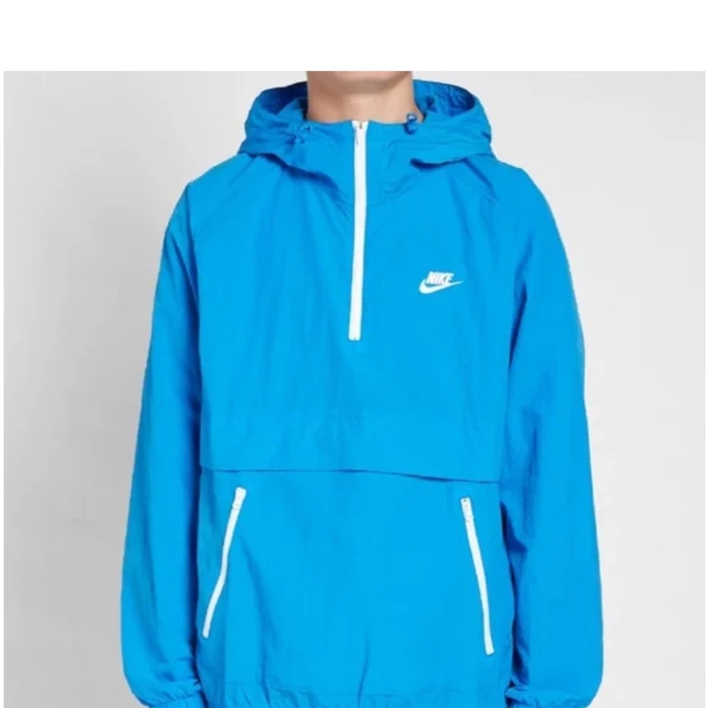 Nike Retro Oversized Blue Windbreaker Jacket Size M